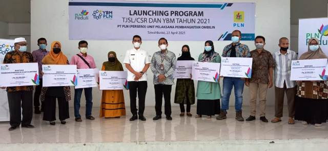 Launching Program TJSL/CSR dan YBM PT PLN ( Persero) UPK Ombilin Jumat (23/4)